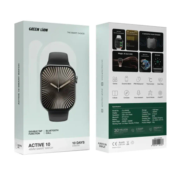 ساعت هوشمند Green Lion Active 10 42MM