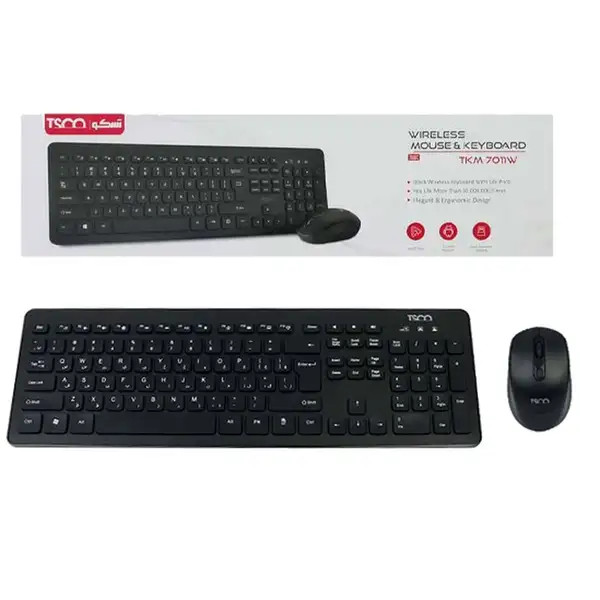 TSCO TKM 7011W Wireless Keyboard & Mouse