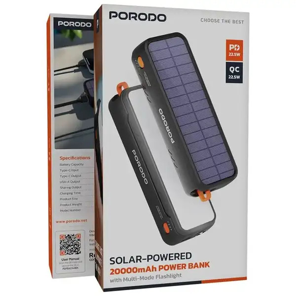 Porodo Solar Powerbank