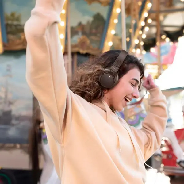 Porodo Leather Finish Headphone