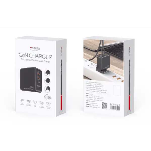 Yesido Wall Charger 65W