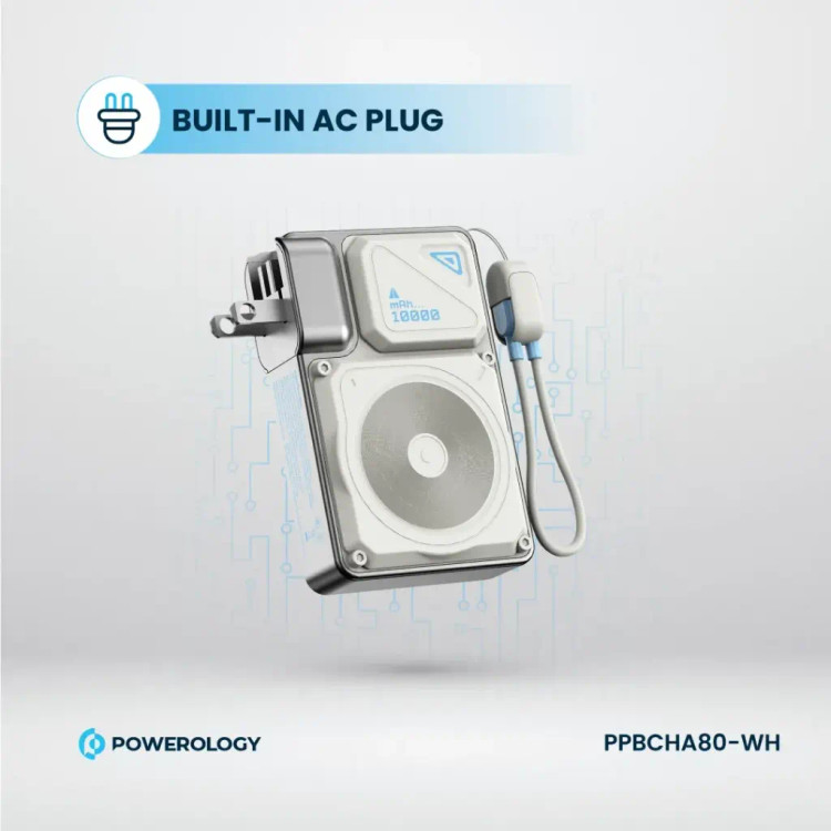 Powerology Wall Charger Power Bank