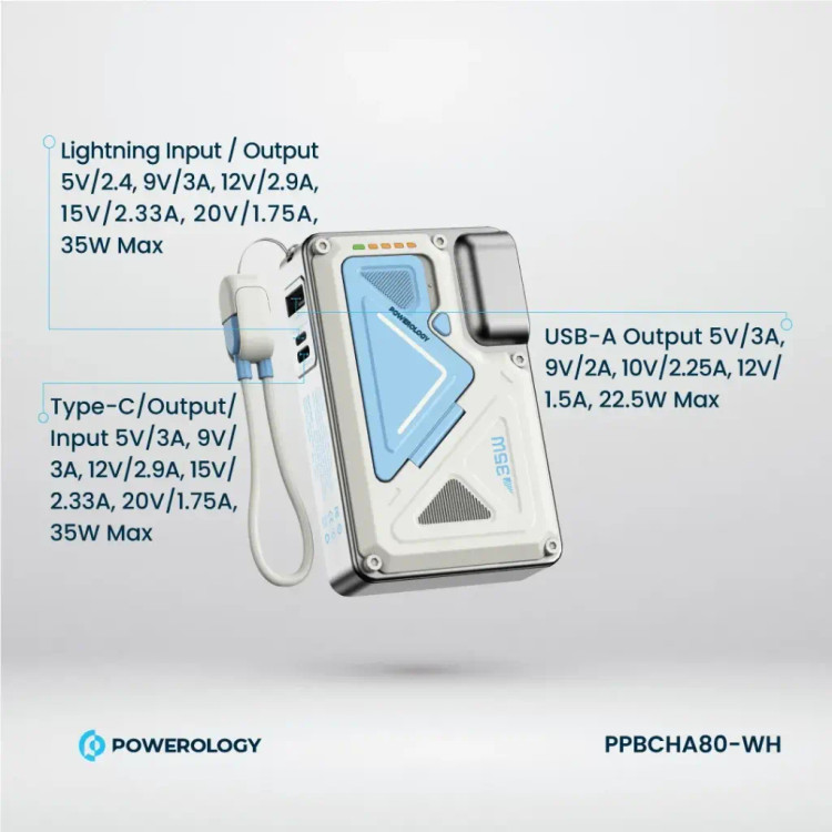 Powerology MagSafe Power Bank 20000mAh