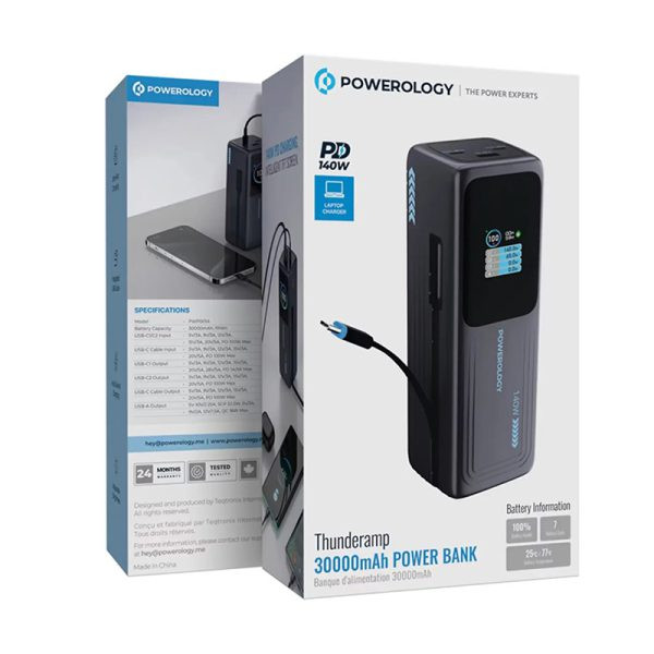 Powerology ThunderAmp 140W Power Bank