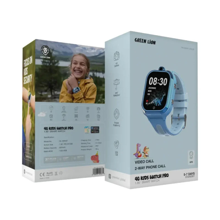 ساعت هوشمند کودک گرین لاین مدل 4G KIDS WATCH PRO بدون رجیستر