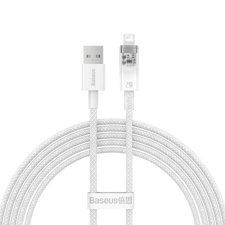 کابل-بیسوس-نایلونی-سفید-2متر