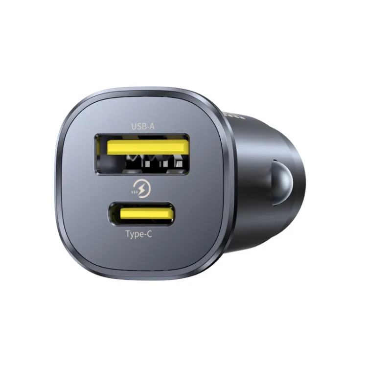 شارژر فندکی خودرو باسئوس سری GoTrip مدل DP1 (۳۰ وات، USB-A + USB-C)