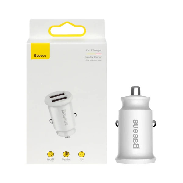 شارژر-خودرو-baseus-grain-دوپورت