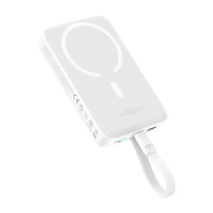 پاوربانک مغناطیسی باسئوس مینی مدل Bayern Edition (۱۰۰۰۰ میلیآمپر ساعت، شارژ ۳۰ وات سیمی و ۱۵ وات بیسیم)