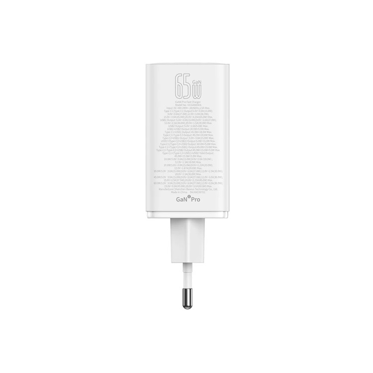 شارژر-دیواری-basous-65w-مشکی