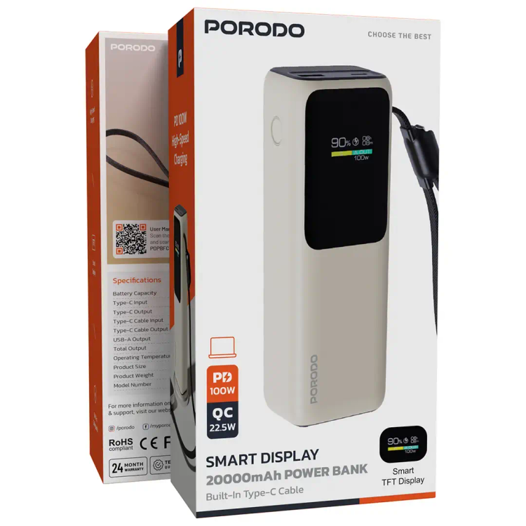 porodo-100w-built-in-cables