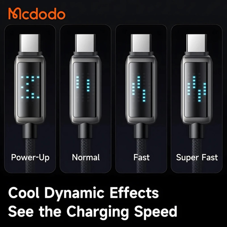 کابل-mcdodo-نایلونی-۱.۲متر-مشکی