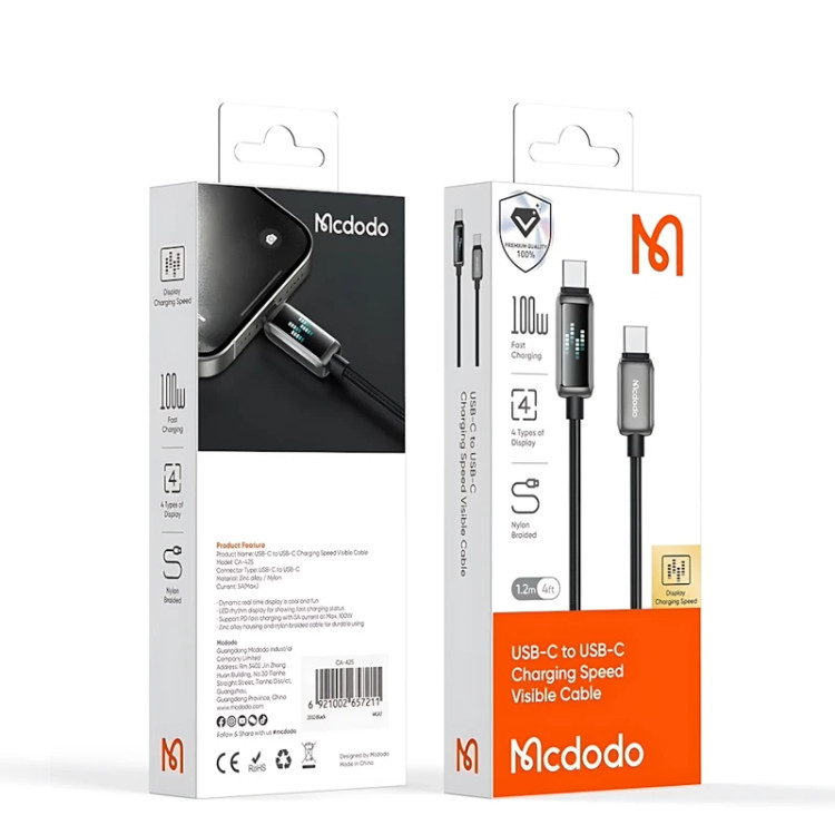 mcdodo-ca4250-usb-c-to-usb-c-black