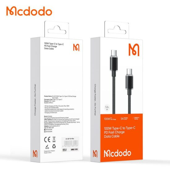 کابل-mcdodo-ca3670-USB-C-100W