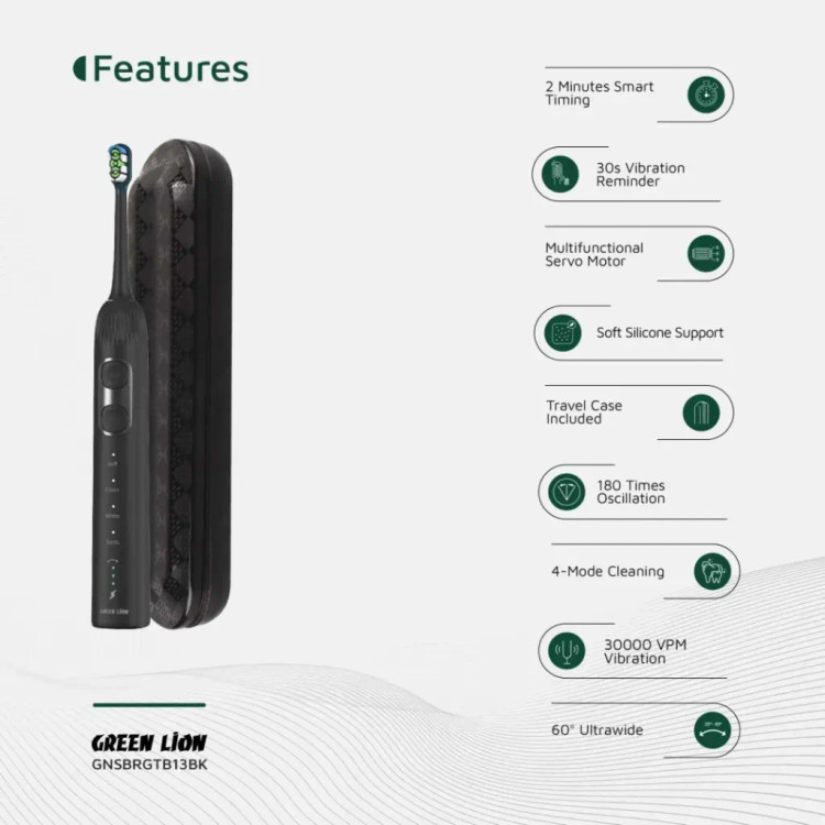 مسواک برقی شارژی گرین لاین مدل Smart Brush 60° Ultrawide