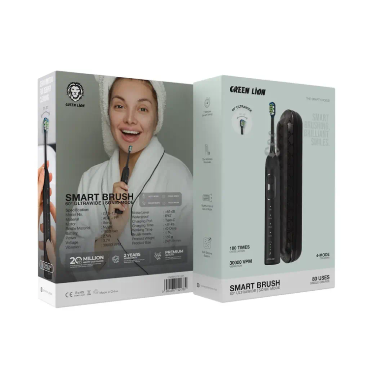 مسواک برقی شارژی گرین لاین مدل Smart Brush 60° Ultrawide